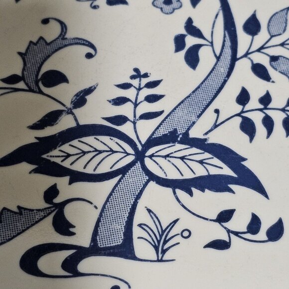 Corelle Blue Onion Floral Plate Set tan 2-salad 2-dinner plates 4-pieces table s - Picture 5 of 12